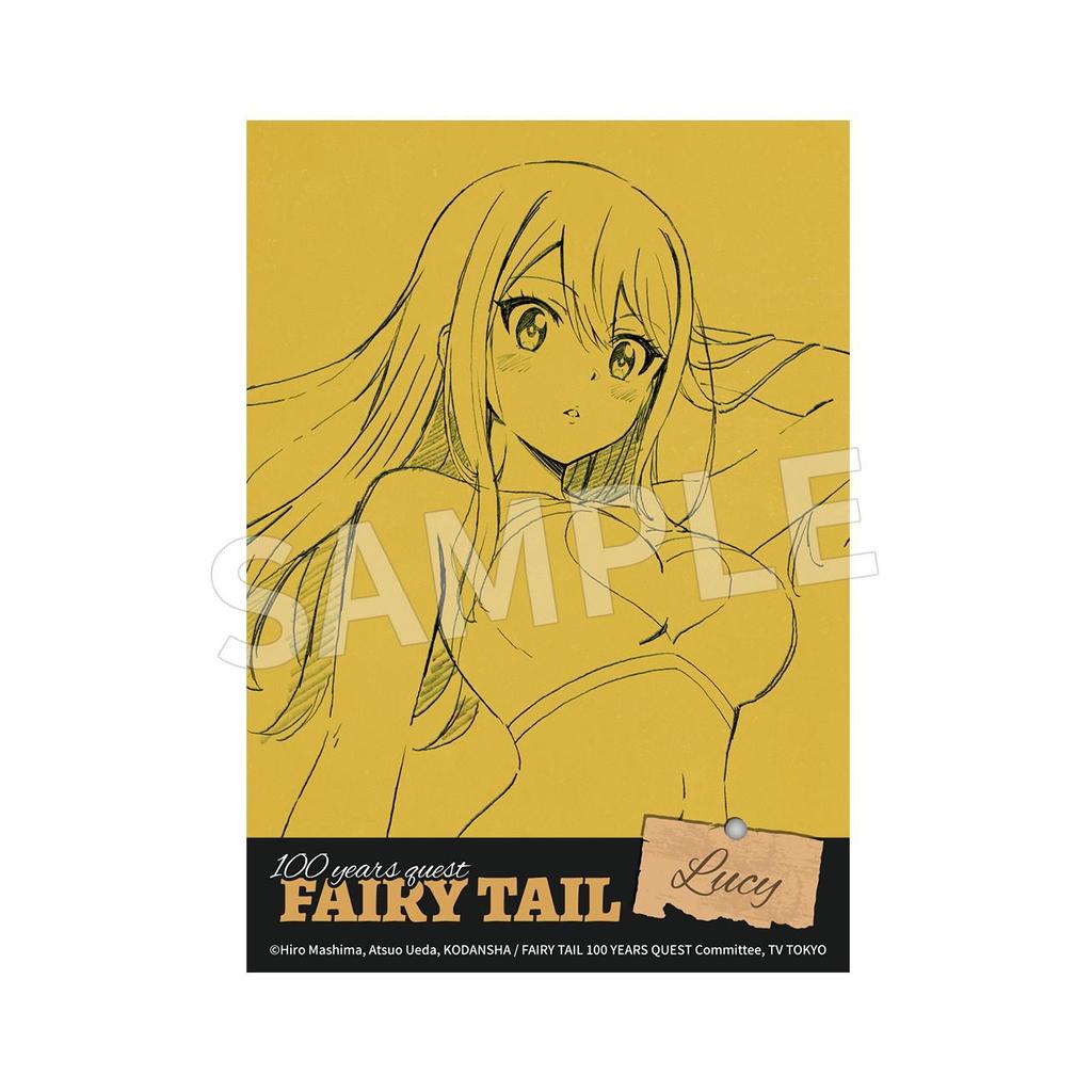 Genuine Fairy Tail 100 Year Quest Photo Card (8.5 x 12 cm) - Natsu, Lucy, Gray