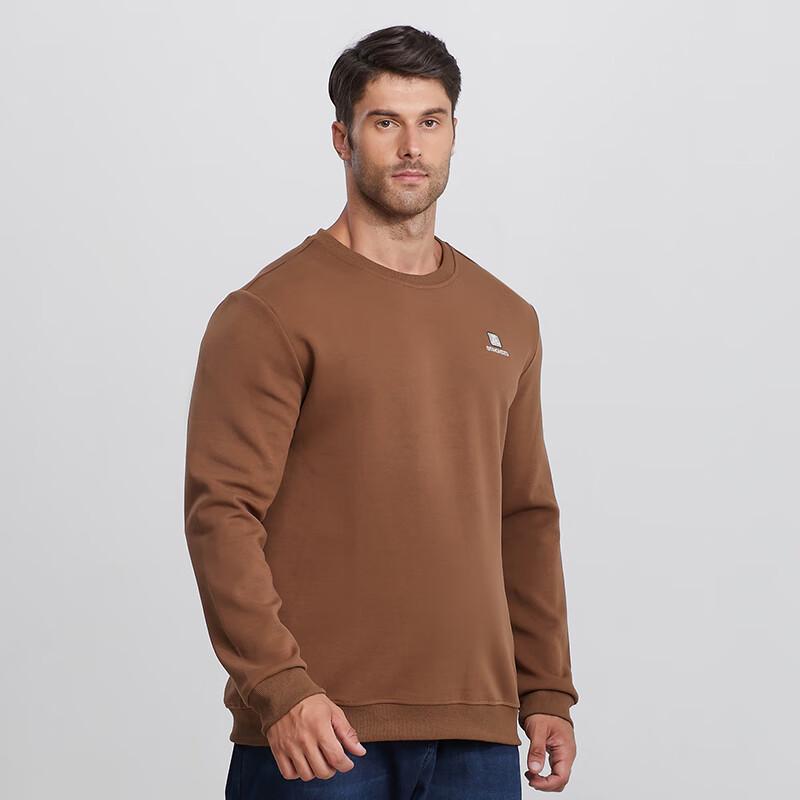 Herren Übergröße Locker Langarm T-Shirt
