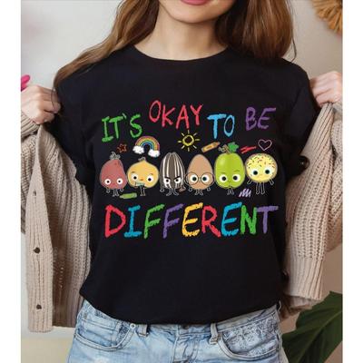 Its Okay To Be Different Shirt The Good Egg Sweatshirt Autism Awareness Tees Women Unisex Tops Positive Clothes