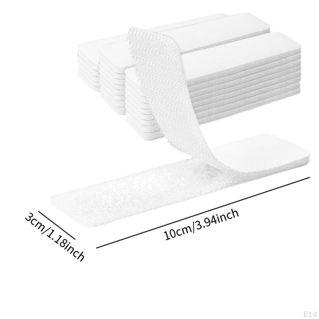 Hook and Loop Tape Fastener Strip Interlocking Mounting for DIY Projects Office Carpets