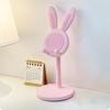 Mobile Phone Holder Adjustable Height Telescopic Stand 22.7-31.7cm Cute Bunny Ear Design Phone Mount for Desk Office Decor