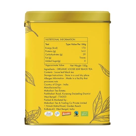 Makaibari Himalayan Spring, Special Edition First Flush Svart te 100 g Löst te Första skörden Svart te | Single Estate Löst te