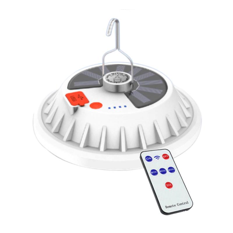 Cross-Border Super Bright Solar Tent Light with Remote Control for Power Outages, Camping, and Night Markets