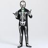 Kids Halloween Skeleton Costume For Boys And Girls Glow In The Dark Skeleton Jumpsuit Stage Performance Bodysuit Costumes