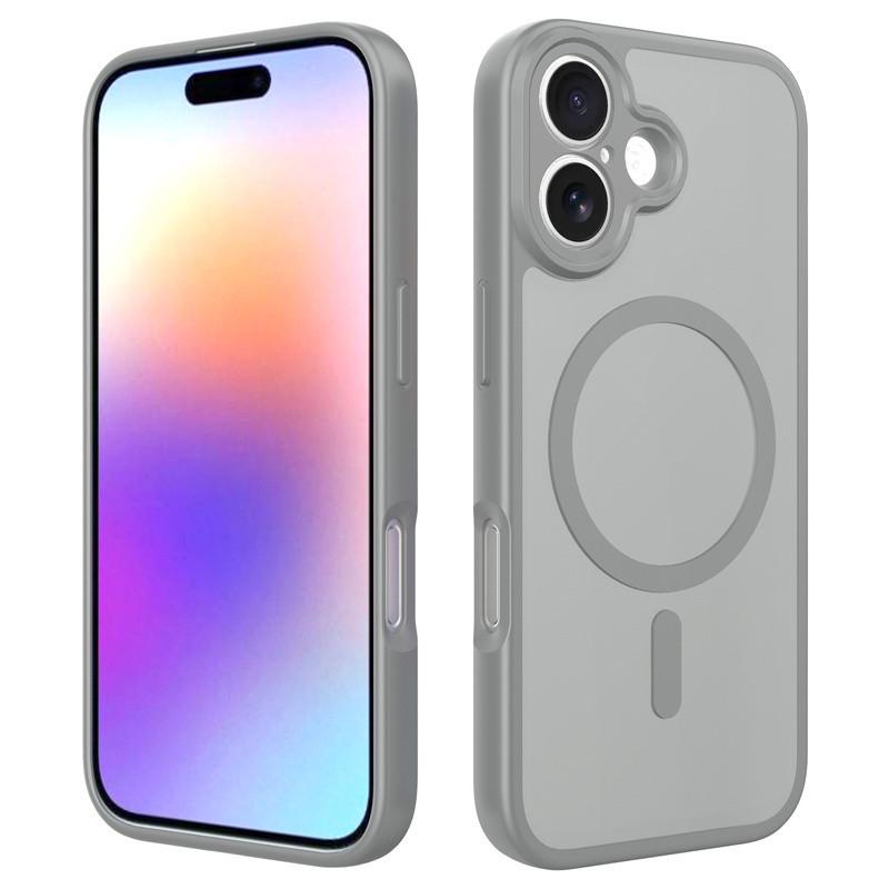 

Магнитный матовый чехол для iPhone 13-17 Pro Max с тонким отверстием 2.0, ощущение кожи iPhone 13
