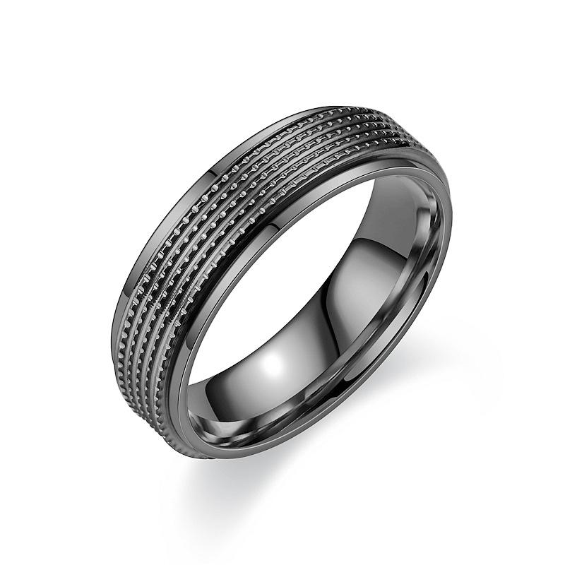 Titanium steel ring for women, simple fashion couple ring, hand jewelry