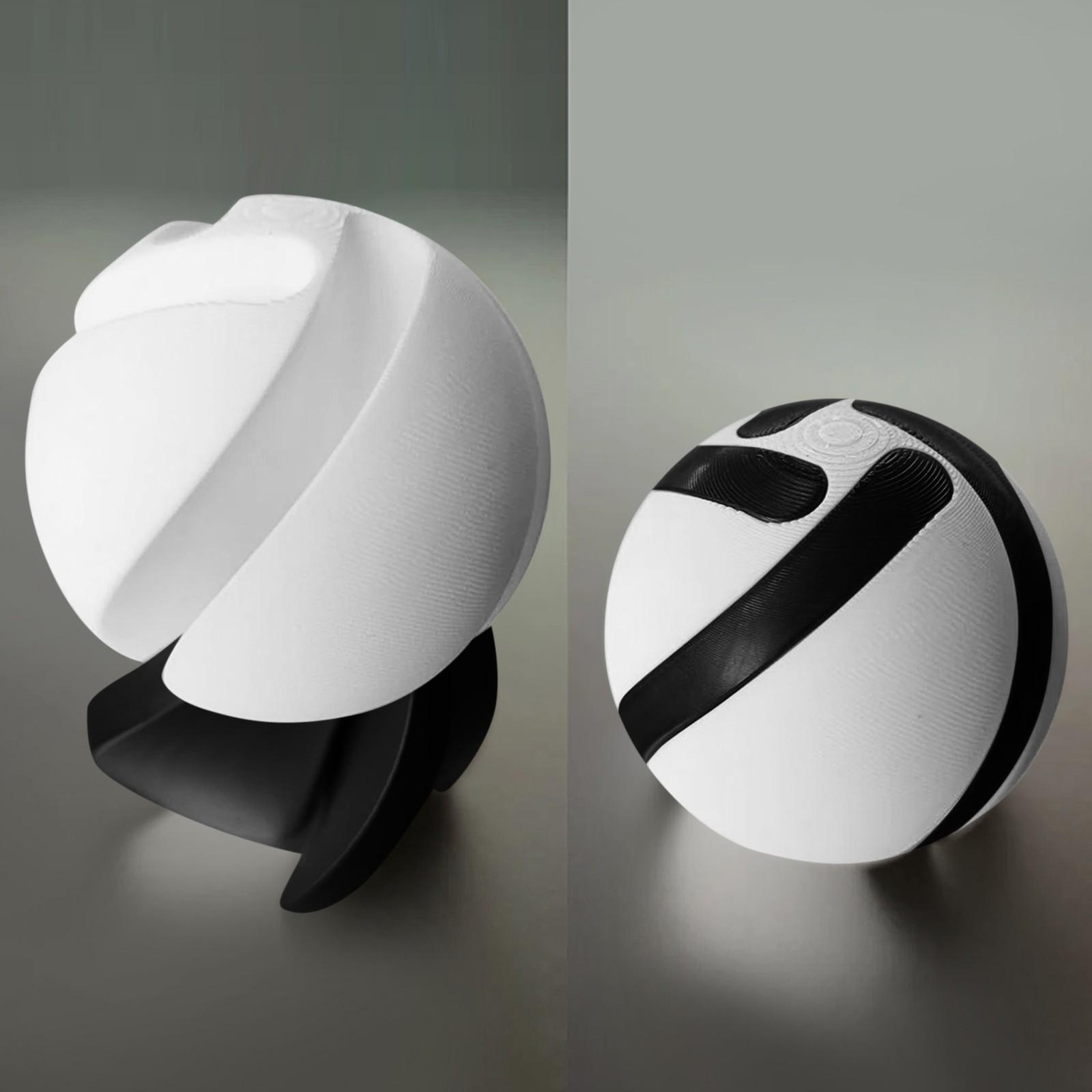 

3D-печать Декомпрессионные игрушки Спиральные трехмерные шарики Игрушки «Тяни-Толкай» One Size белый