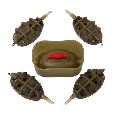 MUQZI Accessorio sportivo Metodo in linea Carp Fishing Feeder Stampo Accessori per attrezzatura con peso di piombo