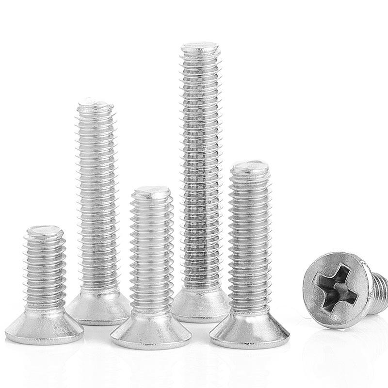 304 Stainless Steel Flat Head Countersunk Machine Screw M2-M6