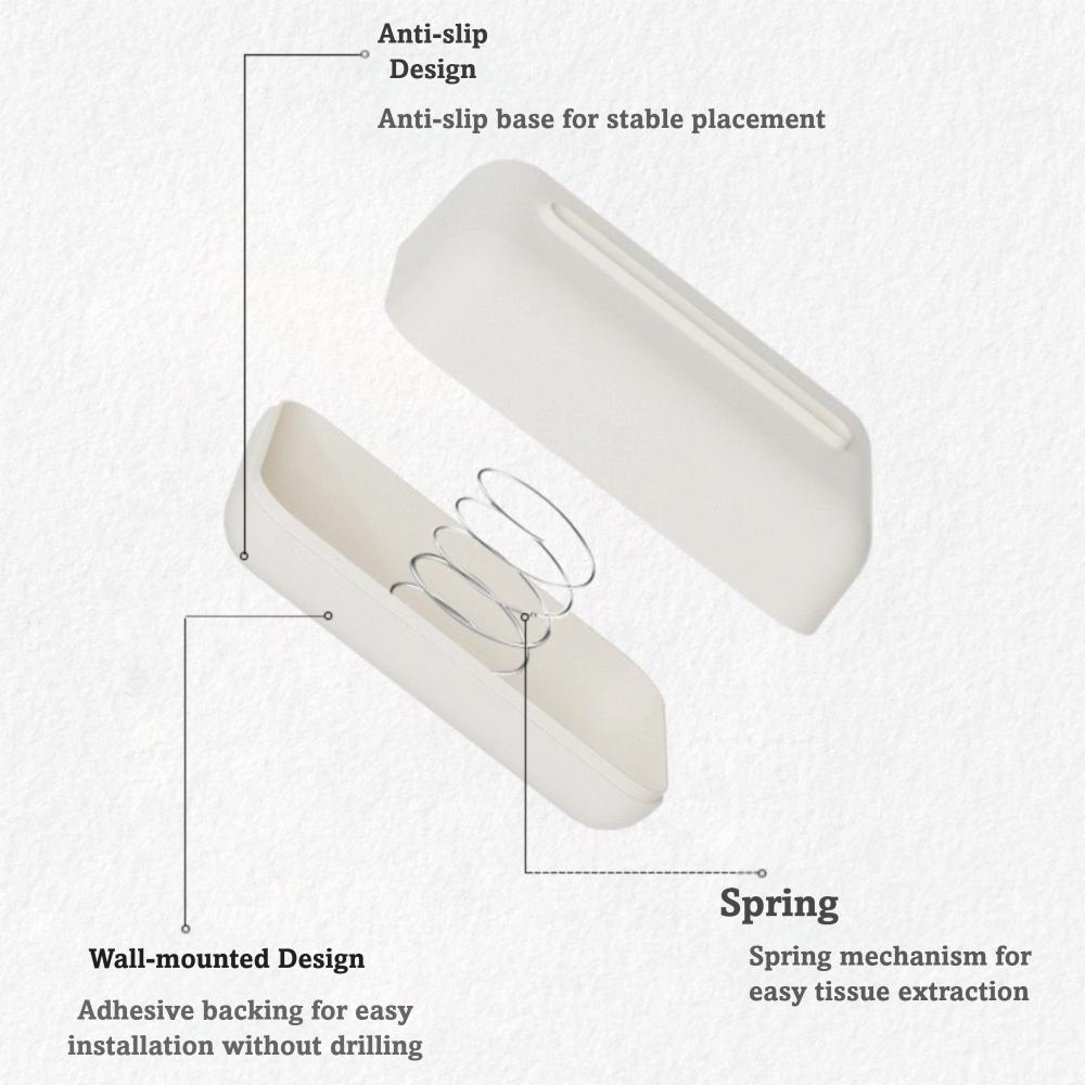 Silicone Wet Wipe Box Holder Reusable Paper Holder Light Luxury Tissue Box Cover  Tissue Storage