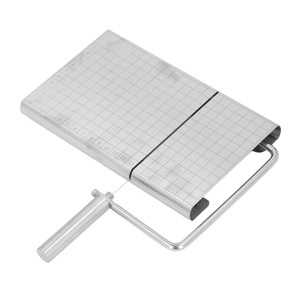 Käseschneidebrett aus Edelstahl mit 5 Ersatzdrähten, Mehrzweck-Präzisionswaage für Cheddar 