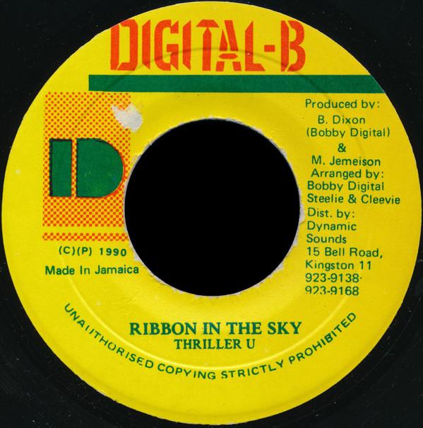 

7inch Record THRILLER U - Ribbon In The Sky NONE Digital-B 1990 Jamaica Reggae, Ska & Dub Used