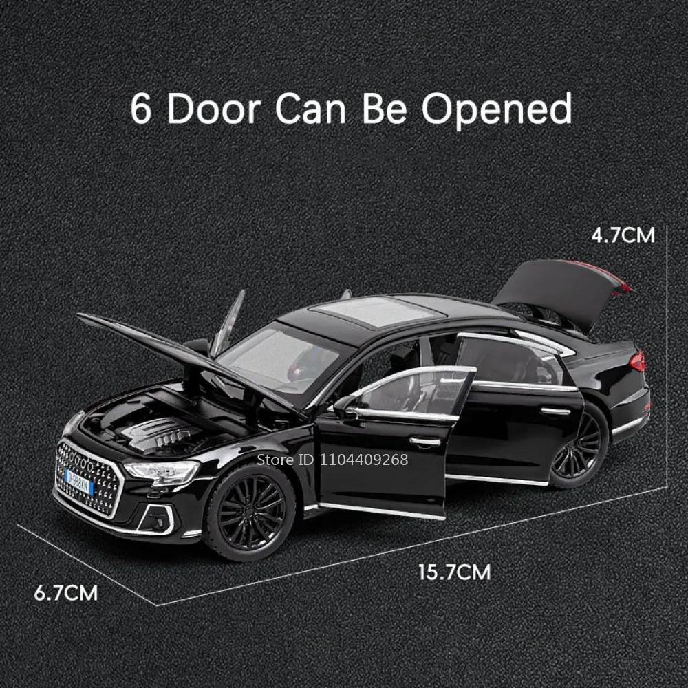 Skala 1:32 RS6 A4 RS7 Automodell Spielzeug Legierung Druckguss Türen zum Öffnen Licht Sound Fahrzeugmodelle Spielzeug Kinder Sammlung Dekorationen