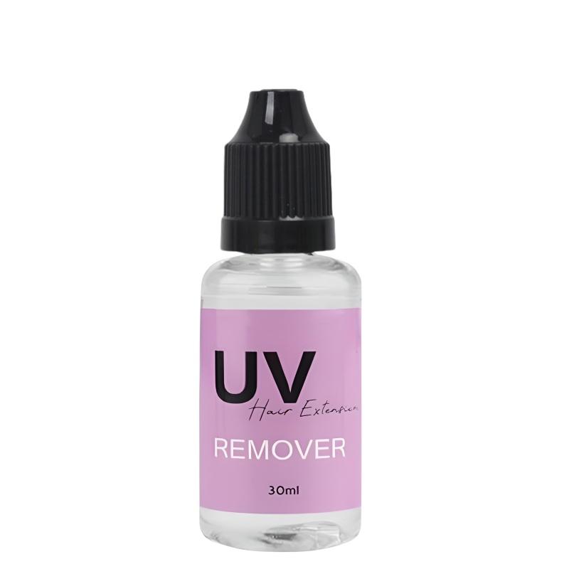 UV Glue Remover 30ml,Fast Dissolving for Extensions & Eyelashes,Professional Safe Solvent with Brush
