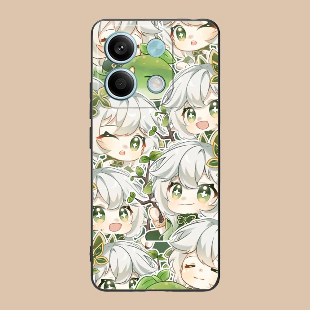 Game GI Nahida Matte TPU Mobile Phone Case for POCO F7 F6 F5 F4 F3 F2 Pro GT C75 C71 C65 C61 C40 Pro Ultra Colorful Cover
