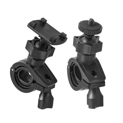 MOLUCKFU 2pcs Bracket Bike Rearview Mirror Support Handlebar Fixture Holder Accessories Mirror Mount Holder Adapter Handlebar Mirror Mount Hole