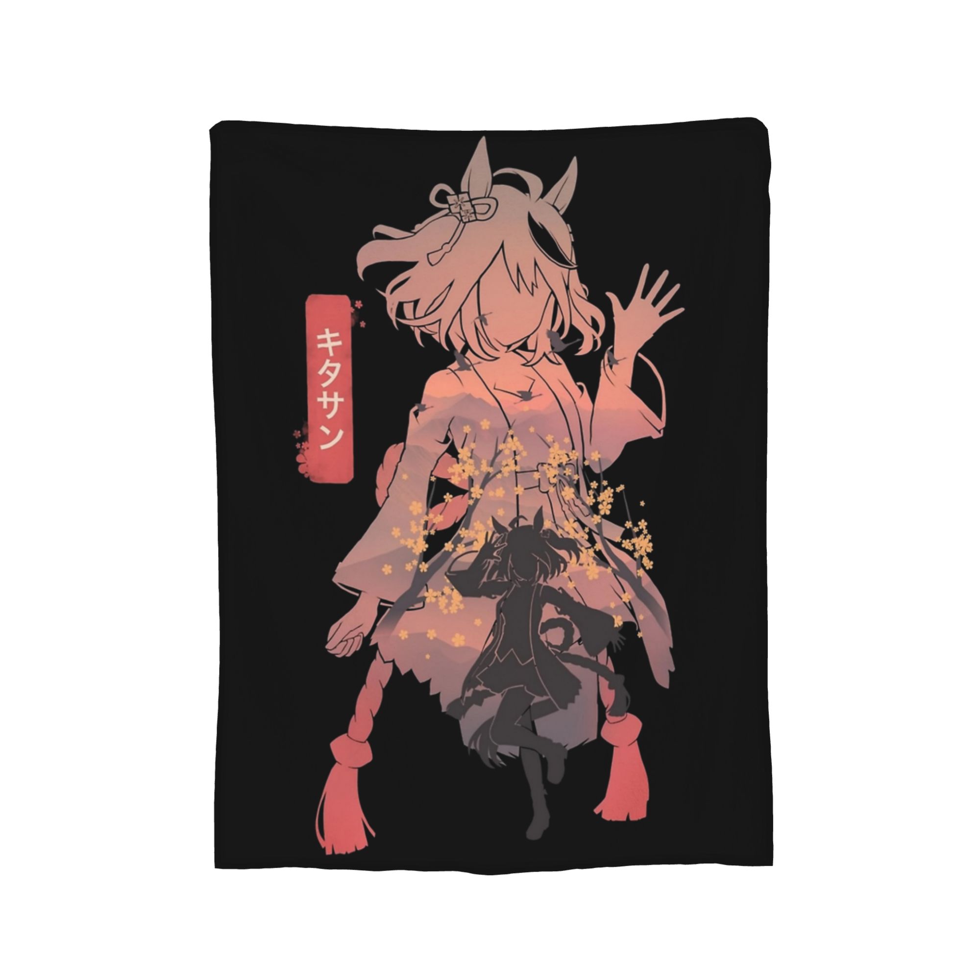 Haru Urara Uma Musume Anime Blanket Fleece Spring/Autumn  Multi-function Lightweight Thin Throw Blankets for Bed Outdoor Quilt 130x150cm