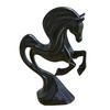 3D-Printed Prancing Horse Ornament for Success with Streamlined Stable Base Abstract European Artistic Decoration for Office or Living Room