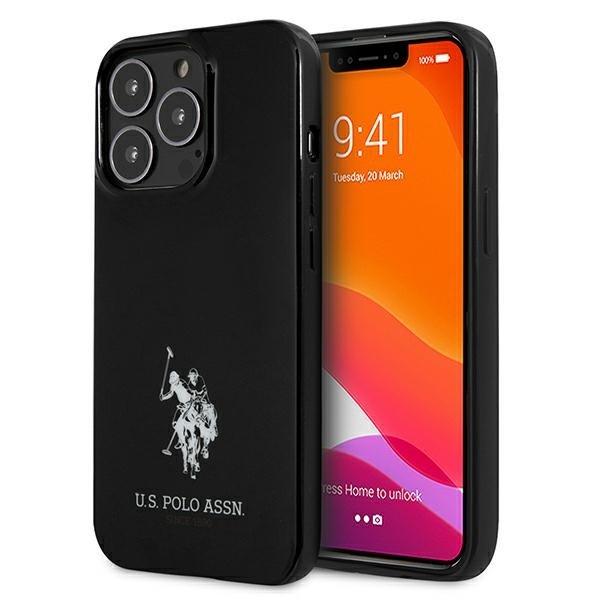 Kryt zadního panelu U.S.. Polo PU US Polo USHCP13LUMHK iPhone 13 Pro / 13 6,1" černý/black hardcase Logo koně