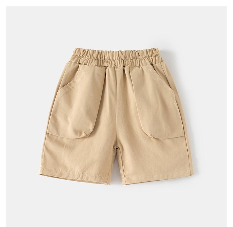 Boys 2 Piece Set Short Sleeve Polo Shirt with Plaid Collar Shorts Summer Outfit for Toddler Kids Baby New 2026