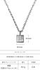 TAVARAT Square Pendant Simple Gift with Packaging Men's Necklace, Accessory, (50cm)