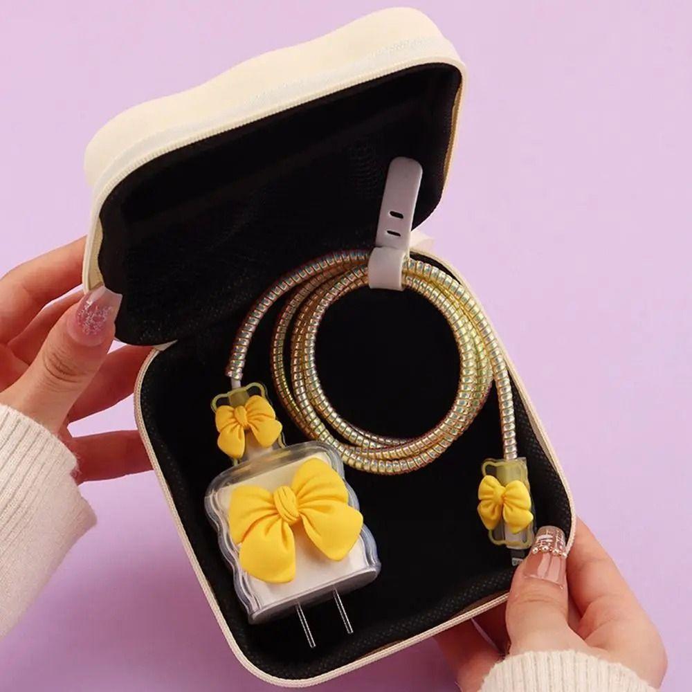 Protection Sleeve Data Cable Pack Charger Protector Power Cable Bag Organizer  Mobile Phone Cable