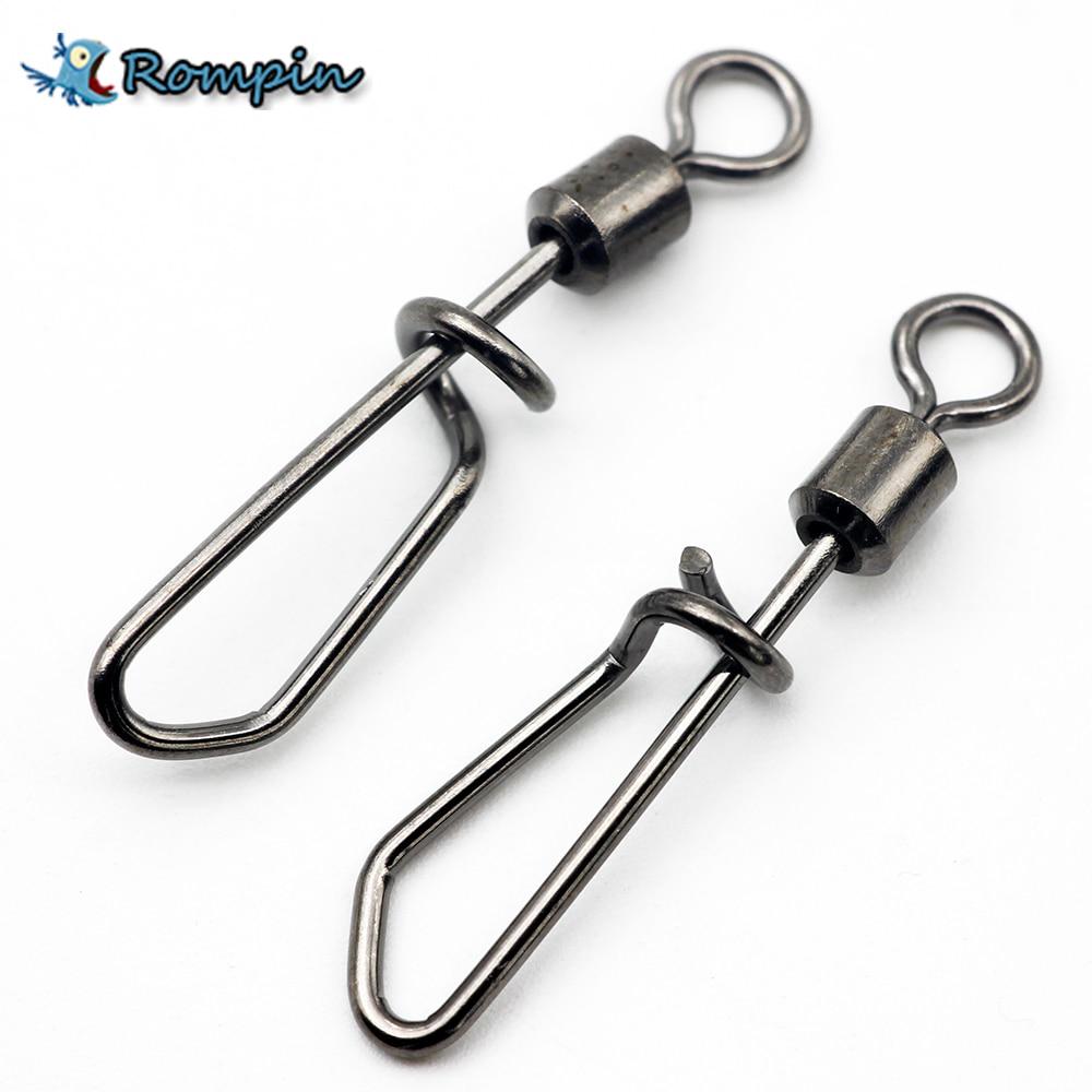 Rolling Fishing Swivel Snap Sea Fishing hook clip Tool Accessories Supply