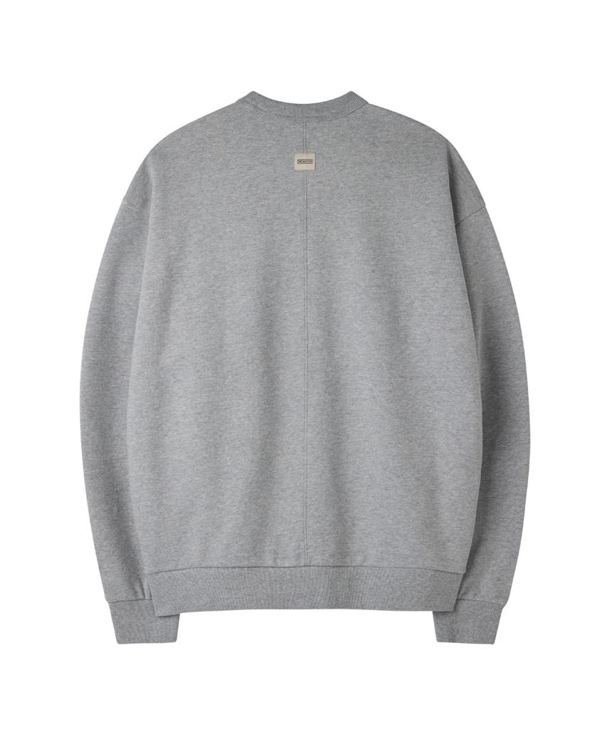BROMPTON LONDON Basic Sweatshirt - M/Grey (P261Usw105)