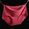 Luxurious Women Seamless Panties Ice Silk Mid Waist Briefs With Timeless Style