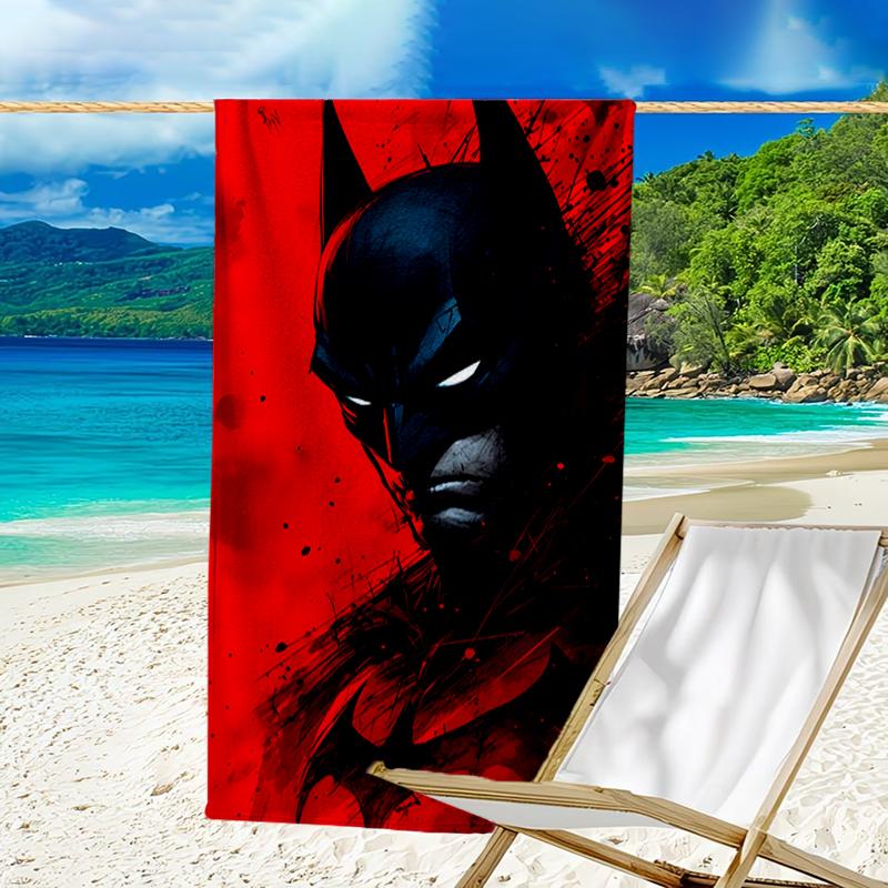 Breaks Through Bat Beach Towel - Soft, Absorbent Microfiber, Lightweight, Ideal for The Beach, Parties, Travel, Camping fan gifts