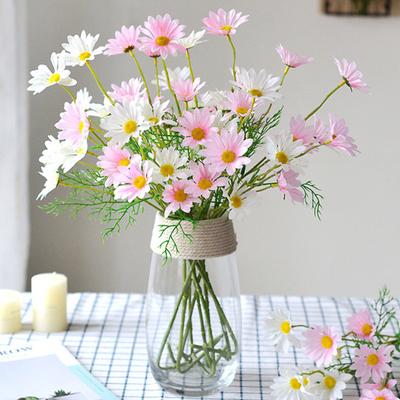 Faux Plants Beautiful Bright Color Removable Artificial Flower Portable Fake Anthemum Flower Faux Plants for Party