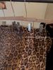 2024 European Leopard Print A-line Midi Skirt - High Waist, Slimming, Petite, Autumn Winter Style