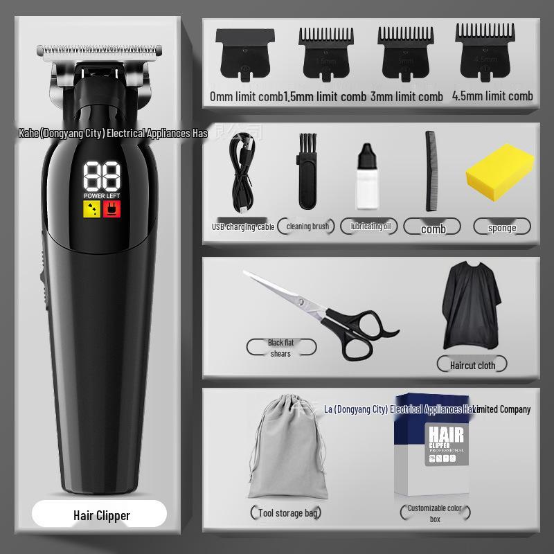 Pro Home Electric Hair Trimmer: Barber-Grade Clipper & Shaver