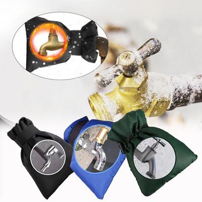 Winter Insulated Faucet Cover Waterproof Tap Sock Anti Freeze Spigot Protector Protective Bag for Yard Pipes Frost Protection