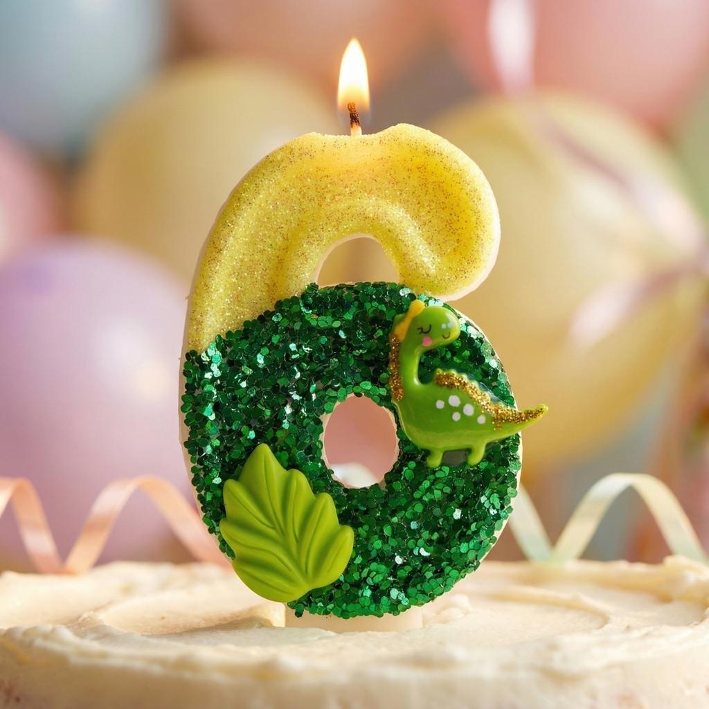 Fashion Cartoon Creative Birthday Candles Party Digital Candles