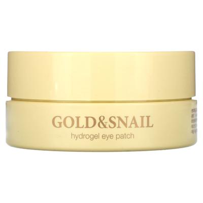 Gold- und Schnecken-Hydrogel-Augenpflaster, 60 Stück