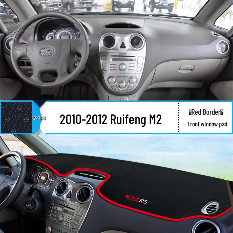 Ruifeng M3/M5/M4 Dashboard Sunshade Mat - Heat Insulation & Sun Protection for Center Console and Interior Decoration