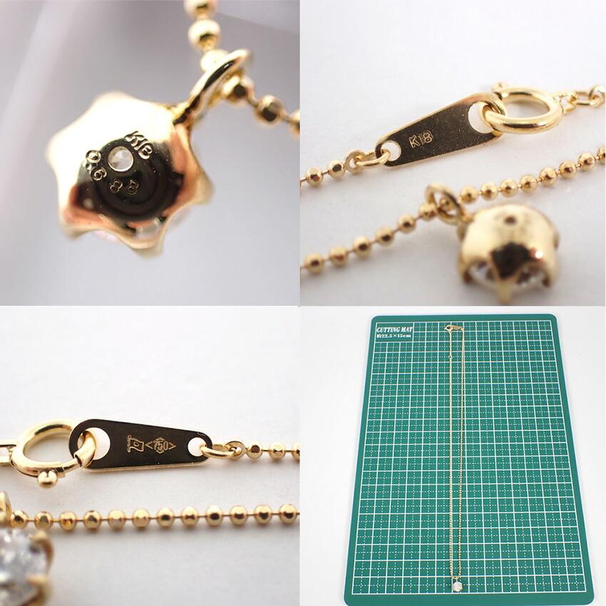 [Used] K18 Diamond/0.688ct Necklace/Pendant/j66-1