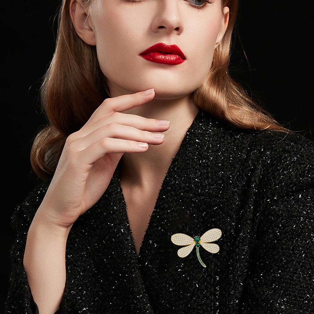 Senior Brooches Flower Leaf Brooch Pins for Women Suit Pendant  Fashion Brooches Jewelry