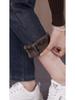Brand Women's 2025 Autumn/Winter Velvet-Lined Skinny Jeans for Petite Figure