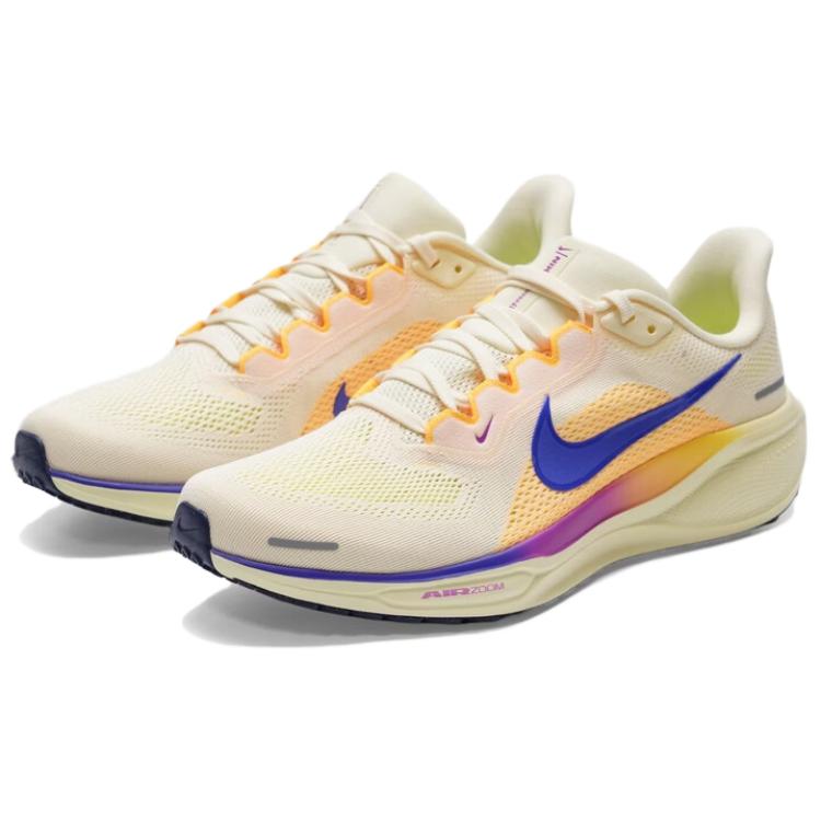 Nike Pegasus 41 Comfortable Versatile Durable Breathable Running Shoes Men Sneaker Beige FD2722-703