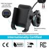 Motorrad-Handyhalterung mit USB 3.0 Schnellladung Motorrad-Lenker-Handyhalter für 5-7,2-Zoll-Geräte