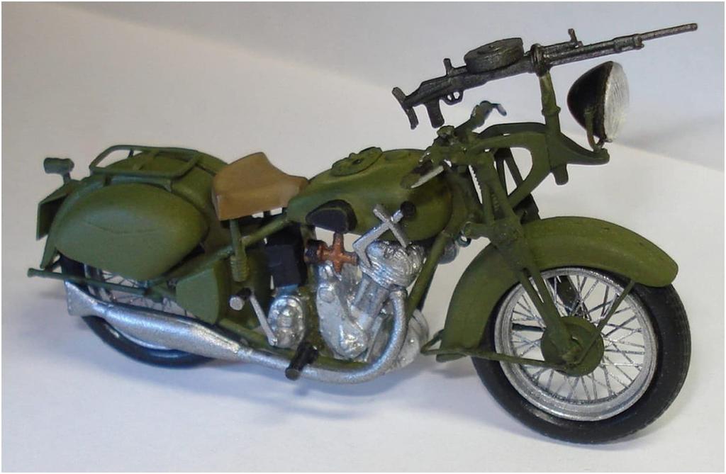 AIM Fan Model Soviet Army Military Motorcycle Etched Spoke Plastic Model AF35001 1/35 TIZ-AM-600