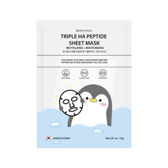 BONNYHILL Листовая маска (7 Вариантов / 23г*5шт) 7)Triple HA Peptide(5pcs)
