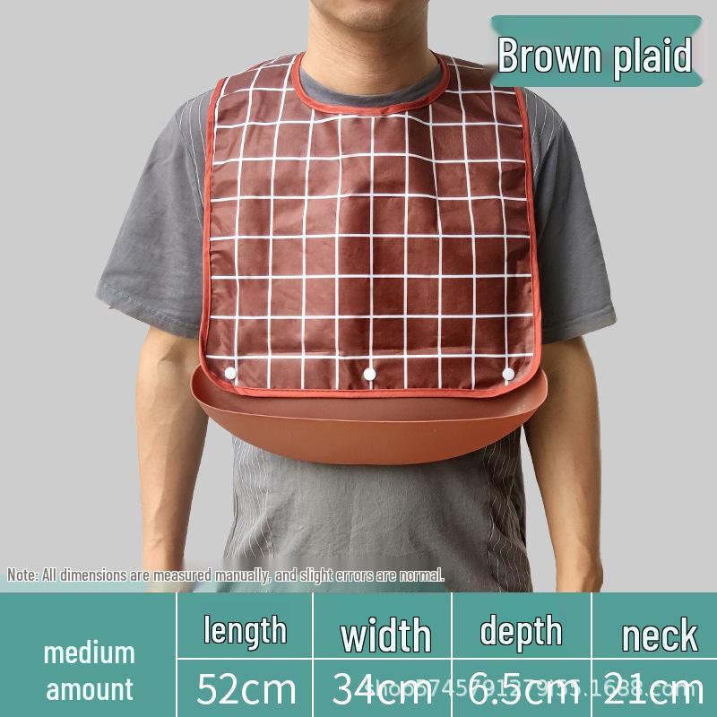 Wasserdichte Esslatz für Erwachsene & Senioren – Große, spezielle Schürzen für Senioren