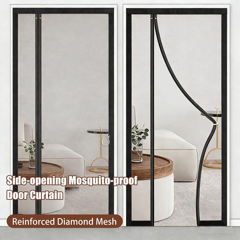 Anti-Mosquito Door Screen Magnetic Auto-closing Door Curtain Self-adhesive Anti-Fly Insect Door Net Mosquito-proof Mesh