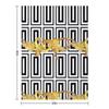 Watercolor golden luxurious chains ornamental design Throw Blanket Sofa Throw Sleeping Bag wednesday Blankets