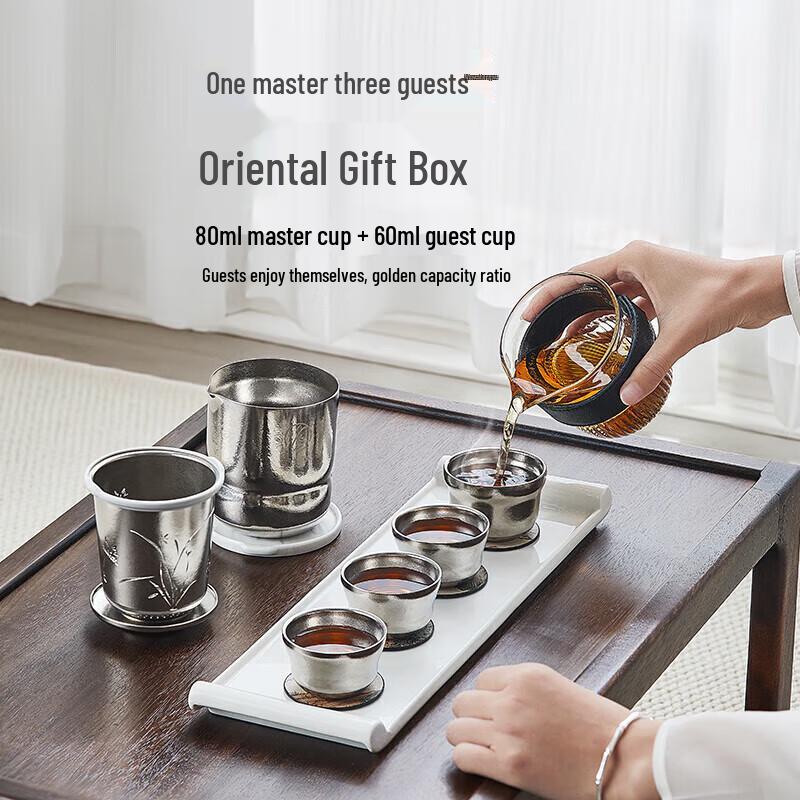 Wushengwu Pure Titanium Portable Tea Set