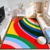 Modern Abstract Art Easy Clean Fluffy Carpet Decoration Bedroom Living Room Soft Cute Rug Antiskid Short Velvet Large Floor Mat