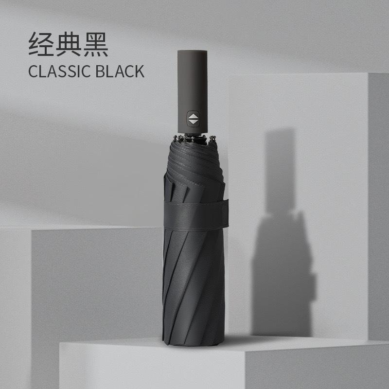 

Новый автоматический зонт, полная сборка одним щелчком, большой, увеличенный, утолщенный и усиленный, мужской, женский, высокого класса, для погоды и дождя, двойного назначения